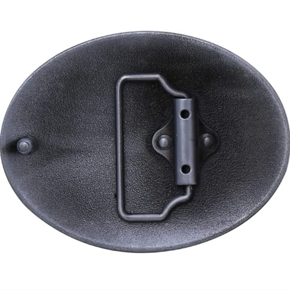 Longhorn steer bull belt buckle fits 1.5 \